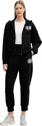 Emporio Armani Trainingsset - Dames - Trainingspakken - Zwart - XS - Katoen - Fitness