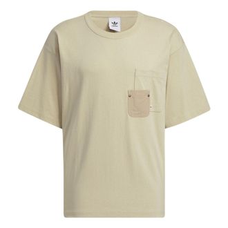 adidas originals Adicolor Pocket Tee Beige HM7991