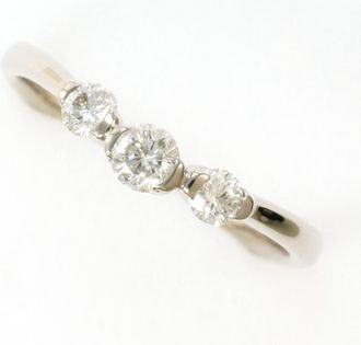 C&A White Gold White Gold (18K) Band Ring (Pre-Owned)