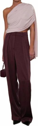 Parentezi Elsa Asymmetrical Top In Rose