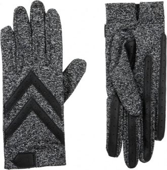 Isotoner Womens Smartdri Smartouch Spandex Shortie Gloves In Black Heather