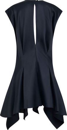 Khaite Womens Black Viscose Blend Merith Mini Dress Acrylic
