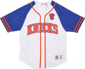 Mitchell & Ness NBA Oefendag Jersey Wit - Heren - Fitness - Veelkleurig - XS - Katoen - Fitness