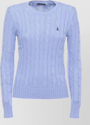 Ralph Lauren cable-knit cotton crew-neck long-sleeve jumper