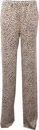 Max Mara High-waisted Palazzo Broek - Dames - Wijde Broeken - Wit - 2XS - Broeken