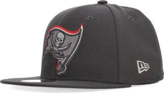 New Era Flat Brim Cap 5950 - Heren - Petten - Grijs - ONE Size - Polyester - Accessoires