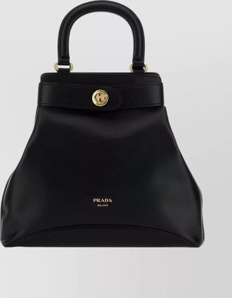 Prada medium leather carey shoulder bag