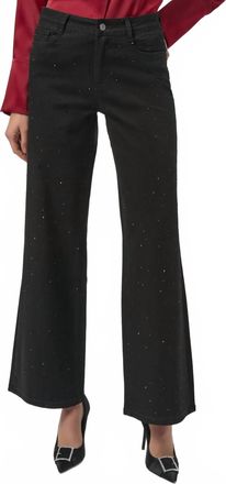 Joseph Ribkoff Wide Leg Pants In Black