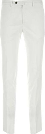 Pantaloni Torino White Stretch Chino Trousers