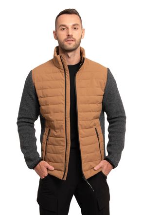 Luhta Steppjacke LUHTA H STEPP/SWEATJACKE ANTTOLA, Herren, Gr. S, braun, Obermaterial: 100% Polyester, Jacken Steppjacke