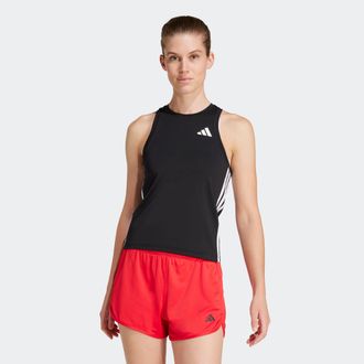 adidas Tanktop ADIDAS PERFORMANCE WE 3S TK, Damen, Gr. XXL, schwarz-weiss (schwarz, wei&szlig;), Obermaterial: 88% Polyester, 12% Elasthan, Rundhals, Tops Tanktop
