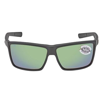 Costa RINCONCITO Green Mirror Polarized Glass Rectangular Mens Sunglasses RIC 11 OGMGLP 60