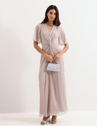 Phase Eight Dorinda Metallic Twist Front Maxi Dress at Nordstrom, Size 20