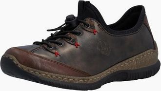 Rieker Womens Rieker ladies Shoes N3271-25 in Brown metallic - Size: 5