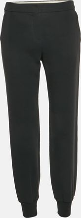 Max Mara Black Crepe Joggers