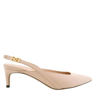 Bally Edeline Leather Slingback Pumps, Brand Size 35 ( US Size 4.5 )