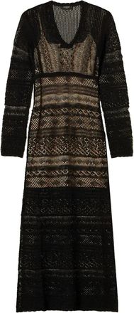 Twin-Set Abito in maglia - Nero