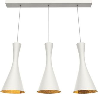 Lumicom Jaqueline L&aacute;mpara De Techo Lineal Blanco Hoja