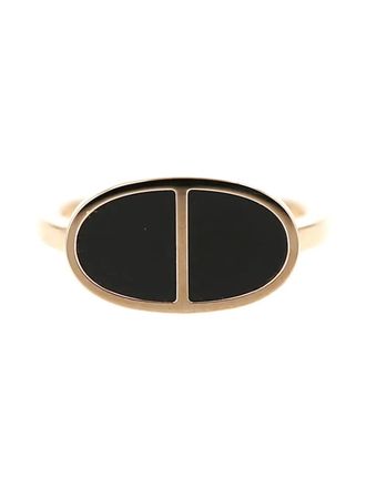 Hermès 2020s pink gold ceramic ring - Oro