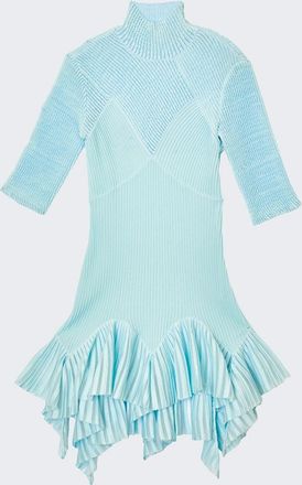 Givenchy Blue Fibres Casual Womens Dress