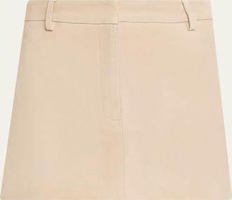 Aexae Suede Mini Skirt