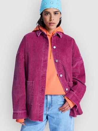 Roxy Kick Back Washed Cord Hemd pink