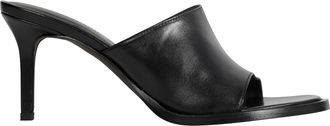 Ann Demeulemeester Ziya Mules in Nappa Plong&eacute;