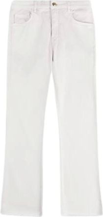 Fay Broeken, Dames, Wit, W25, Katoen, Skinny Cotton Stretch Broek