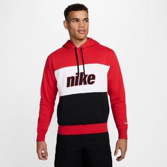 Nike Mens NSW Pullover Hoodie BB CB Block 2.0 - University Red/Black Size XXL