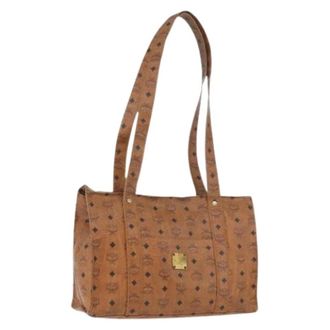 MCM Pre-owned Tote Bags, female, Brown, Size: ONE SIZE Pre-owned Tote Bag
