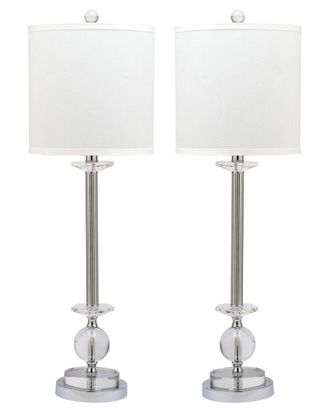 Safavieh Discontinued Safavieh Marla 31In Crystal Candlestick Lamp