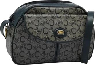 Celine Pre-owned Leather celine-bags - Dames - Vintage Schoudertas - Blauw - ONE Size - Leer - Vintage