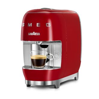 LavAzza Cafetera Espresso Autom&aacute;tica Smeg Lavazza 0,9 L Color Rojo