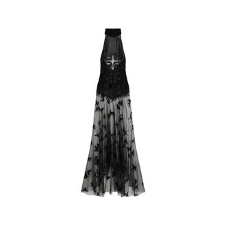 Blumarine Maxi Dresses, female, Black, Size: XS Dress Blumarine