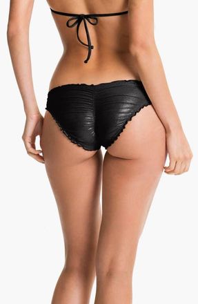Luli Fama Bikini Bottoms in Black at Nordstrom, Size X-Small