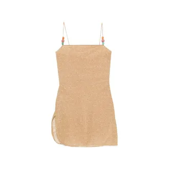Os&eacute;ree Lumier&eacute; Bead-embellishment Mini Dress