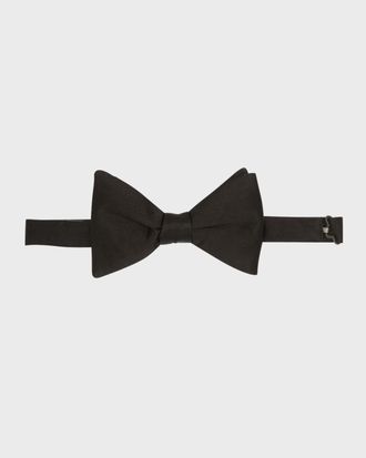 Ermenegildo Zegna Men & apos;s Pre-Tied Silk Bow Tie