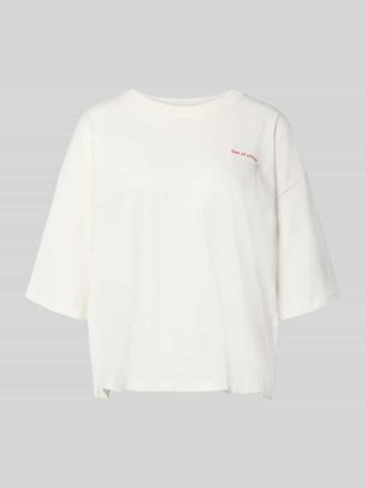 Ichi T-Shirt mit r&uuml;ckseitigem Motiv-Print Modell NICA in Offwhite, Gr&ouml;&szlig;e XXL