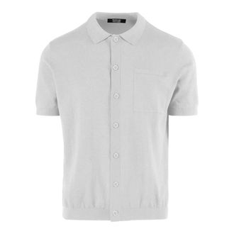 Bomboogie Maglia polo in lino e cotone - - Knitwear - Uomo - Bianco - 3XL