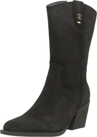 Carmela 164255 Cowboy Boot - Dames - Schoenen - Zwart - Maat: 39 EU Leer