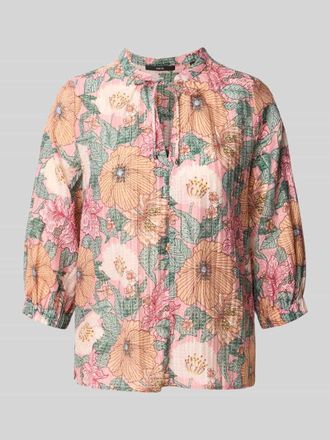 Zero Regular Fit Bluse aus Lyocell-Mix mit 3/4-Arm in Altrosa, Gr&ouml;&szlig;e 38