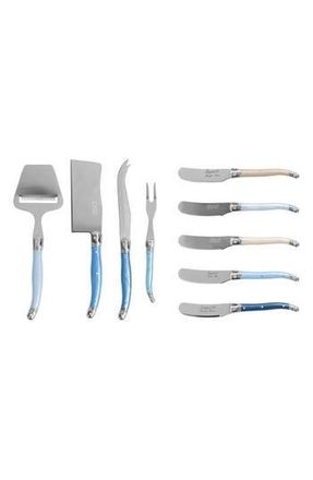 French Home 9-Piece Laguiole Cheese Knife Set in Blue at Nordstrom Rack