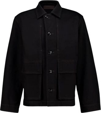 Christophe Lemaire Hombre, Chaquetas, Negro, Talla: M