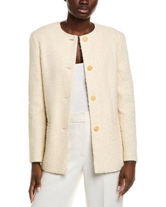 Lafayette 148 New York Collarless Jacket