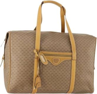 Gucci Pre-owned Weekend Bags, female, Beige, Size: ONE SIZE Pre-owned Vintage Boston Bag