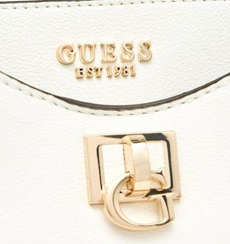 Guess Womens Shoulder Bag White Polyurethane - Shoulder-Bags