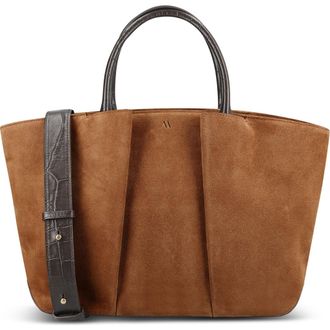 Kaai Mini Horizon Leather Crossbody Bag in Cognac at Nordstrom