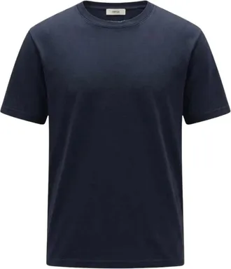 Mauro Grifoni Tops, Heren, Blauw, L, Katoen, G6Ab 0030-89G