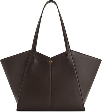 JW PEI Large Kiana Faux Leather Tote in Caramel at Nordstrom