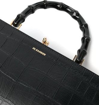 Jil Sander Clutches - Goji Small Bamboo Bag - Gr. unisize - in Schwarz - für Damen